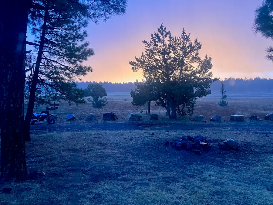 flagstaff blue morning
